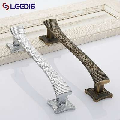 LEEDIS Wholesale hardware furniture accessories zinc alloy simple style furniture kitchen drawer metal pull handle