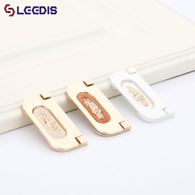 LEEDIS Wholesale hardware furniture accessories zinc alloy hardware cabinet metal pull handle for wooden furniture