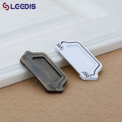 LEEDIS Wholesale hardware furniture accessories fancy classical brass zinc alloy kitchen cabinet hidden cabinet handle