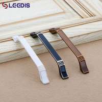 LEEDIS modern decorative gold plated zamak cupboard furniture pull handle Wholesale hardware decoration accessories handle